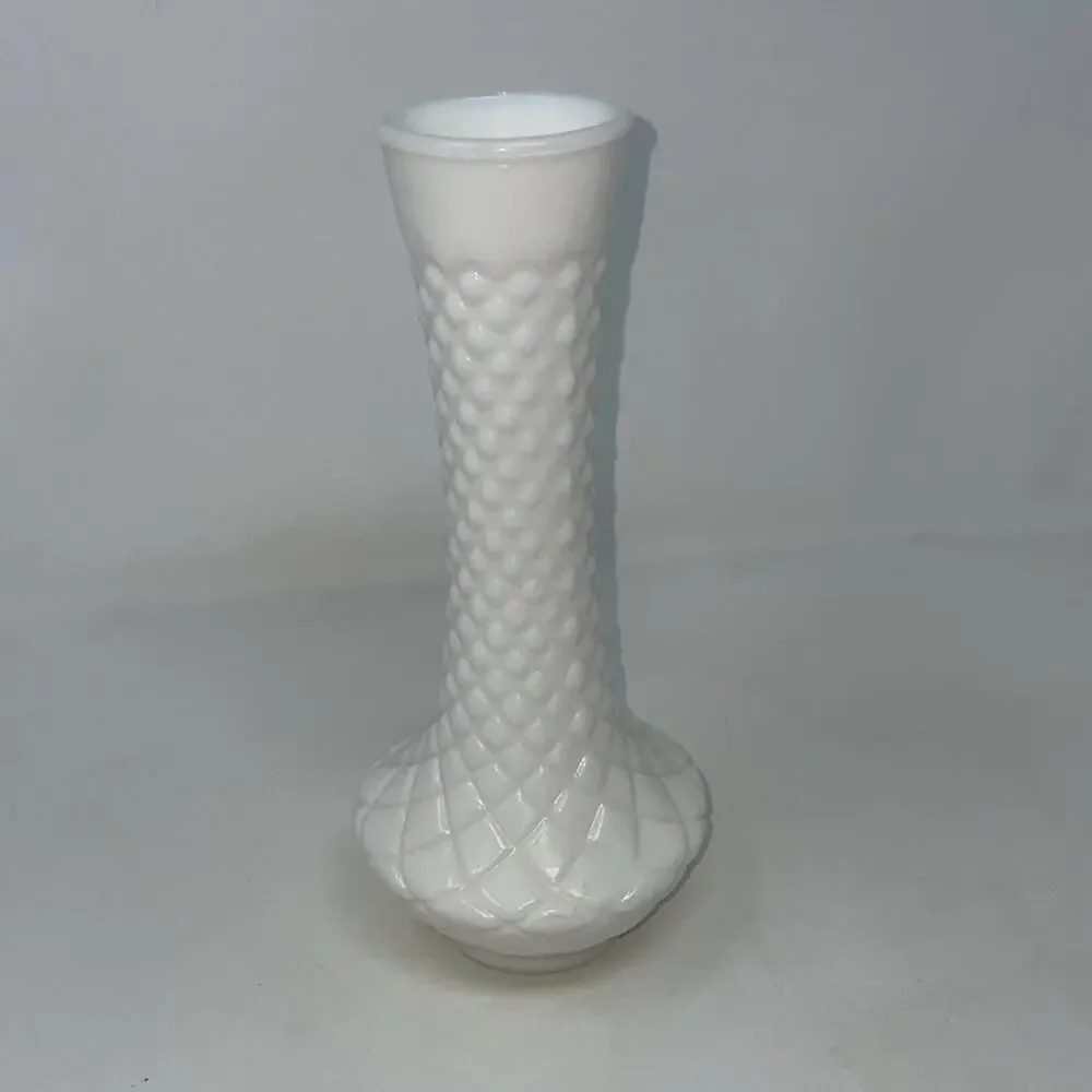 Vintage Randall White Milk Glass Bud Vase